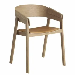 Cover Stoel met Lederen zitting