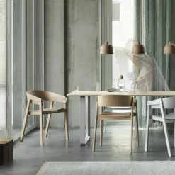 Cover Stoel met Lederen zitting