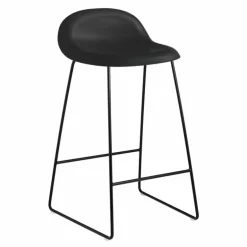 3D Barkruk Slede, Zwart Onderstel