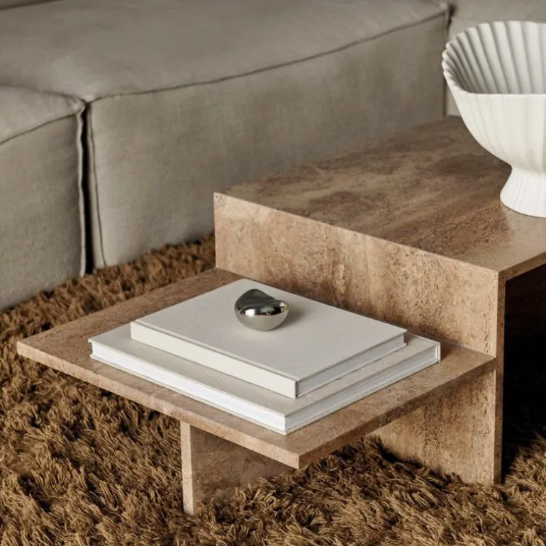 Distinct Salontafel Travertijn