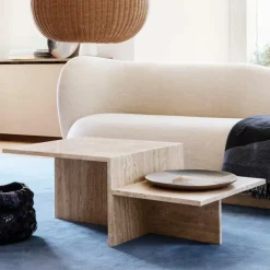 Distinct Salontafel Travertijn