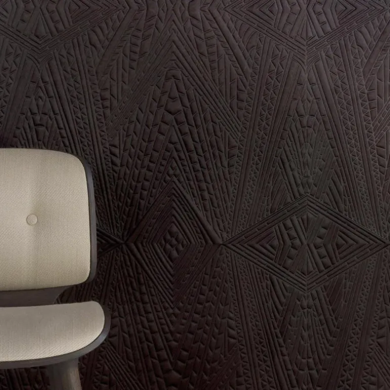 Dwarf Rhino Behang Charcoal