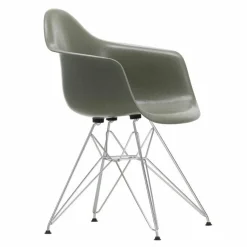 Eames Fiberglass Chair DAR Chroom