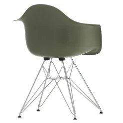 Eames Fiberglass Chair DAR Chroom