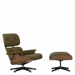 Eames Lounge Chair + Ottoman Leder