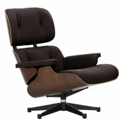 Eames Lounge Chair + Ottoman Leder