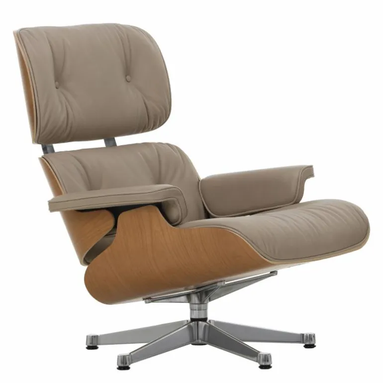 Eames Lounge Chair + Ottoman Leder