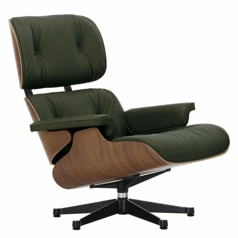 Eames Lounge Chair + Ottoman Leder