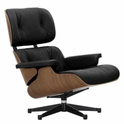 Eames Lounge Chair + Ottoman Leder
