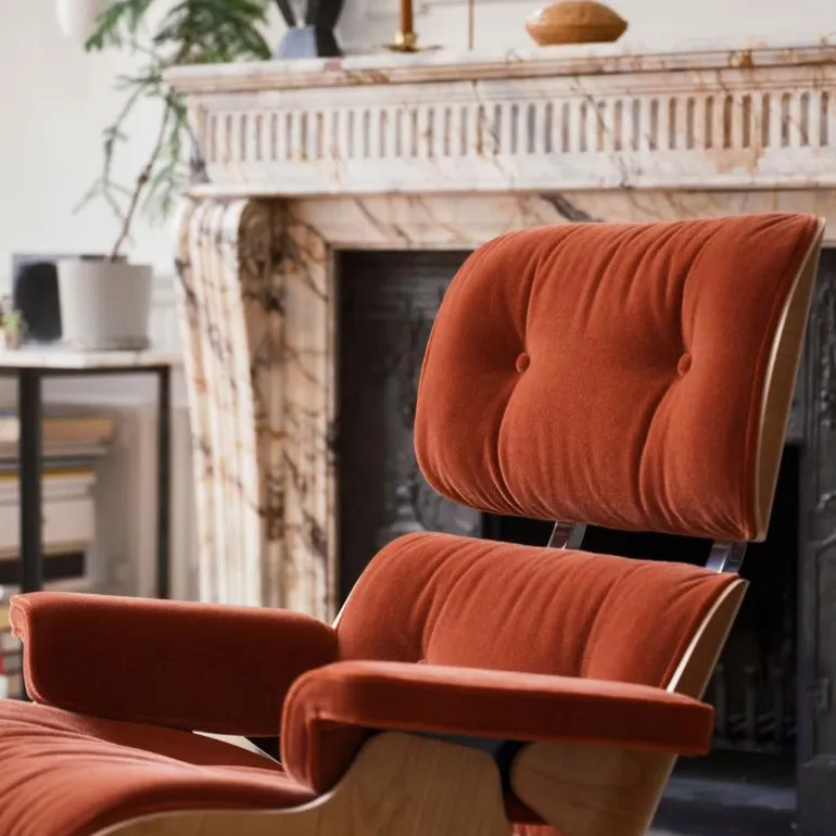 Eames Lounge Chair + Ottoman Stof