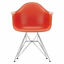 Eames Plastic Chair DAR Chroom Onderstel