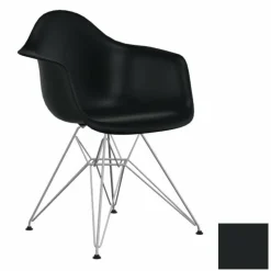 Eames Plastic Chair DAR Chroom Onderstel