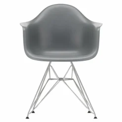 Eames Plastic Chair DAR Chroom Onderstel