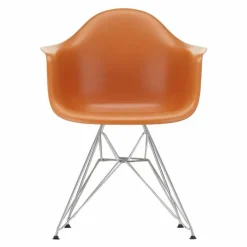 Eames Plastic Chair DAR Chroom Onderstel