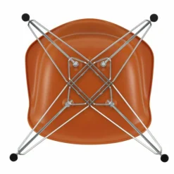 Eames Plastic Chair DAR Chroom Onderstel