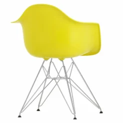 Eames Plastic Chair DAR Chroom Onderstel