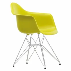 Eames Plastic Chair DAR Chroom Onderstel