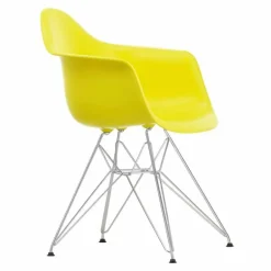 Eames Plastic Chair DAR Chroom Onderstel
