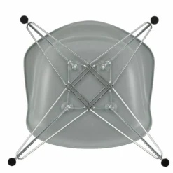 Eames Plastic Chair DAR Chroom Onderstel