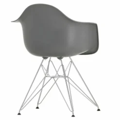 Eames Plastic Chair DAR Chroom Onderstel