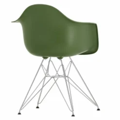 Eames Plastic Chair DAR Chroom Onderstel