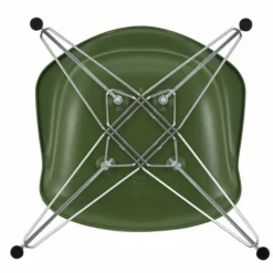 Eames Plastic Chair DAR Chroom Onderstel