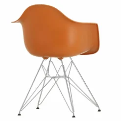 Eames Plastic Chair DAR Chroom Onderstel