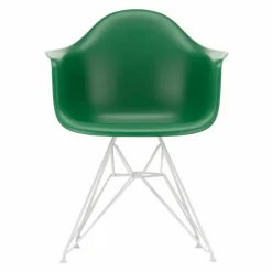 Eames Plastic Chair DAR Wit Onderstel