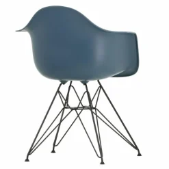 Eames Plastic Chair DAR Zwart Onderstel