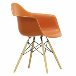 Eames Plastic Chair DAW Esdoorn Gelig