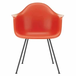 Eames Plastic Chair DAX Zwart Onderstel
