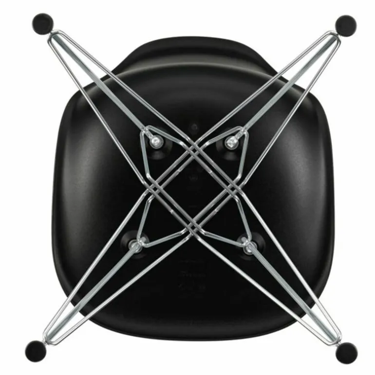 Eames Plastic Chair DSR Chroom