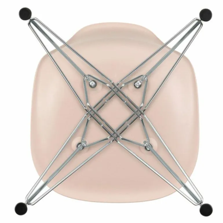 Eames Plastic Chair DSR Chroom