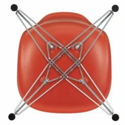 Eames Plastic Chair DSR Chroom