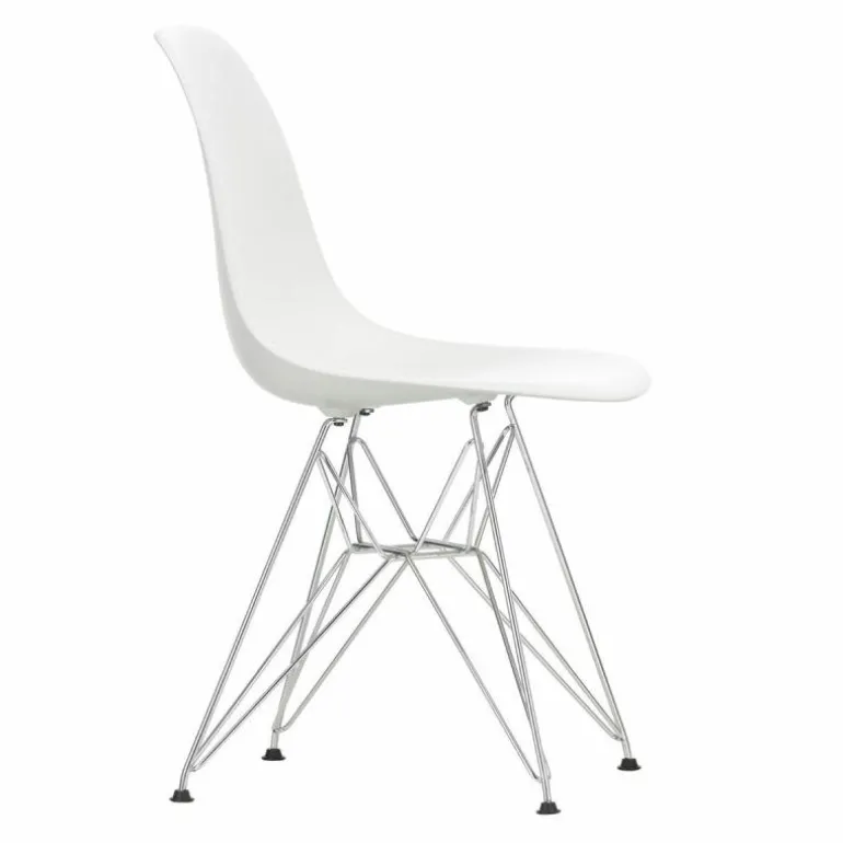 Eames Plastic Chair DSR Chroom