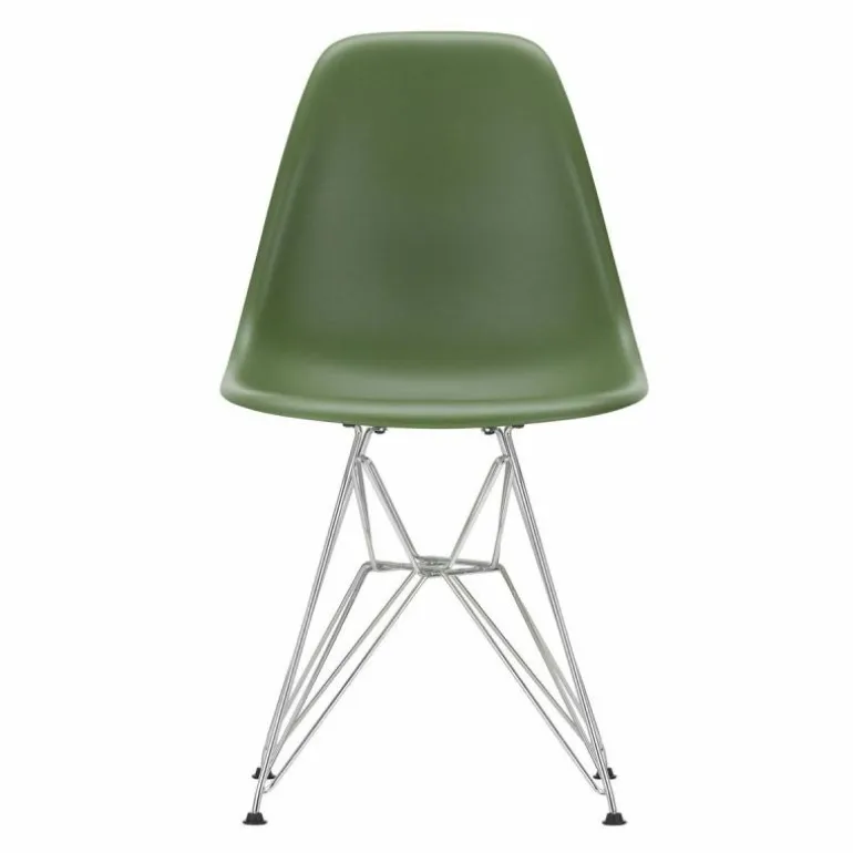 Eames Plastic Chair DSR Chroom