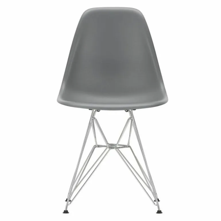 Eames Plastic Chair DSR Chroom