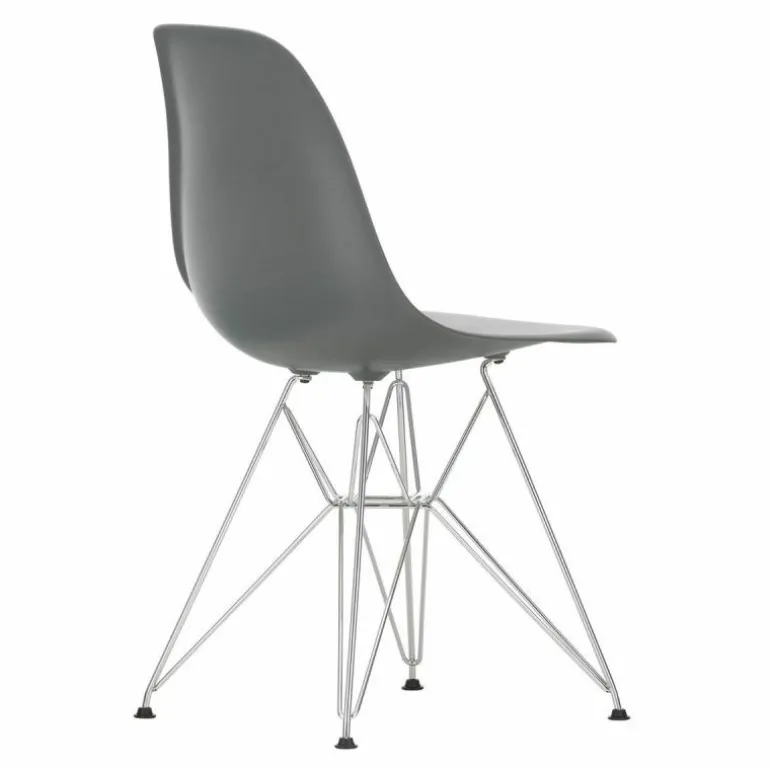 Eames Plastic Chair DSR Chroom