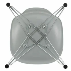 Eames Plastic Chair DSR Chroom