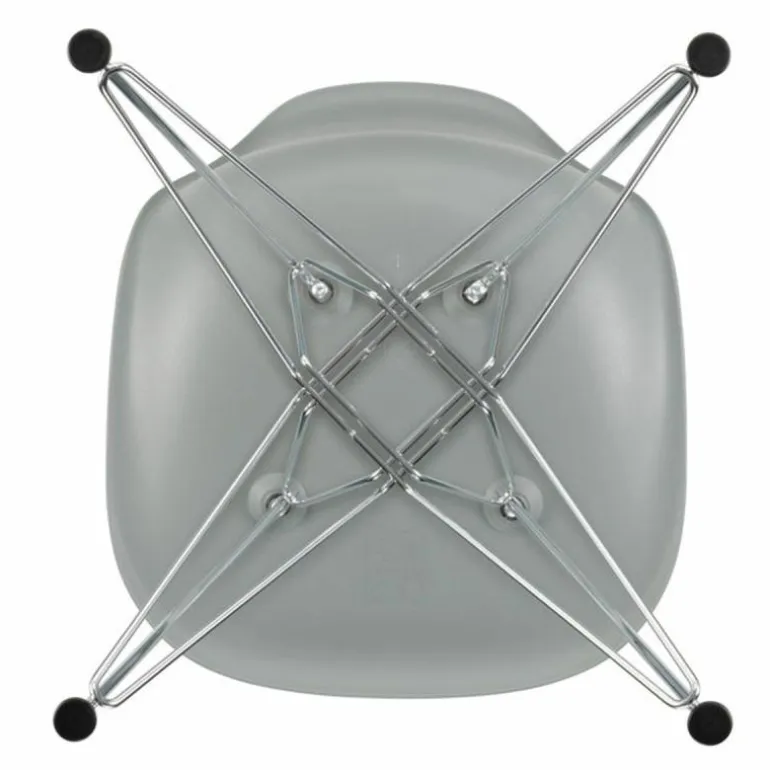 Eames Plastic Chair DSR Chroom