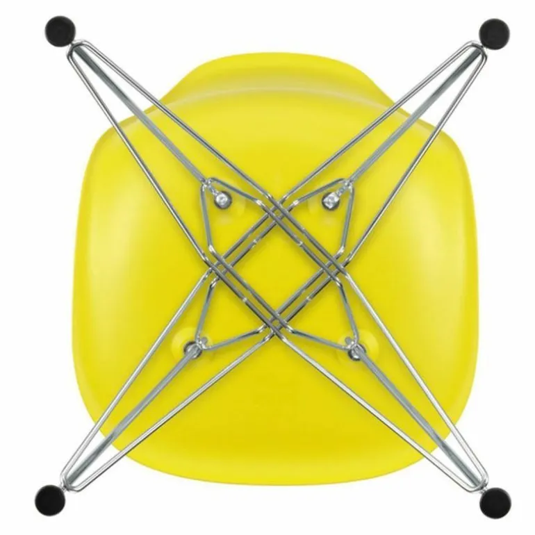 Eames Plastic Chair DSR Chroom