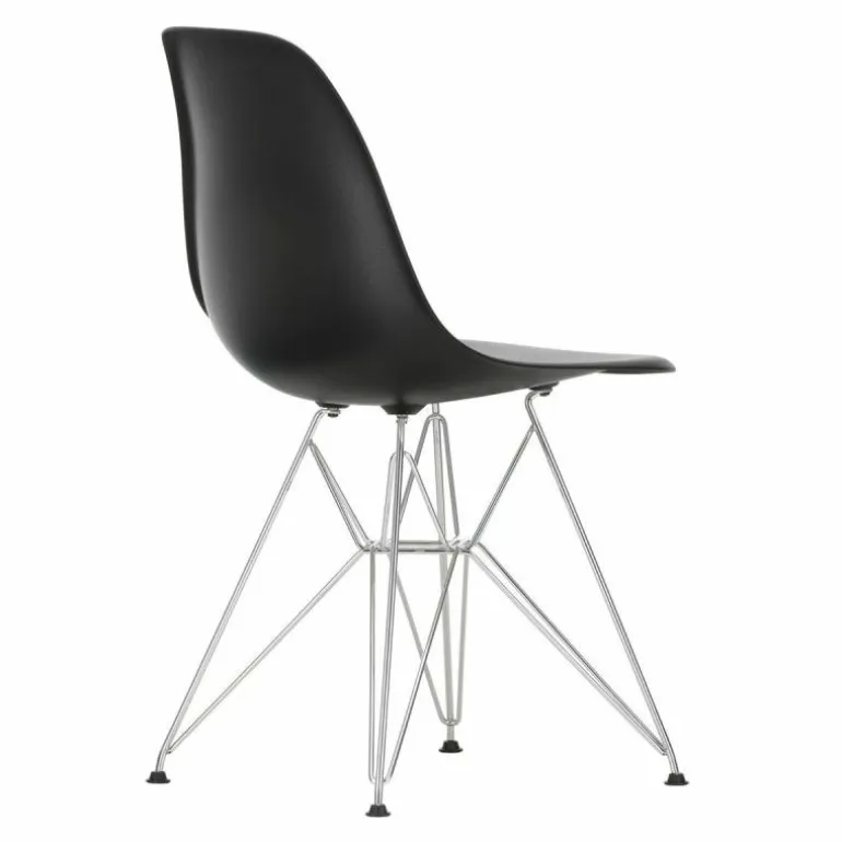 Eames Plastic Chair DSR Chroom