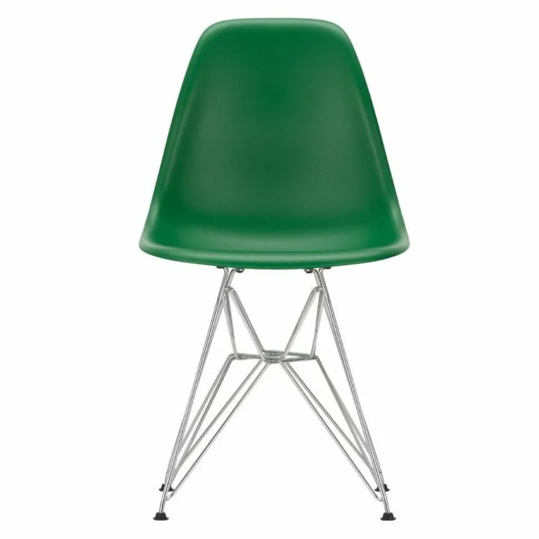 Eames Plastic Chair DSR Chroom
