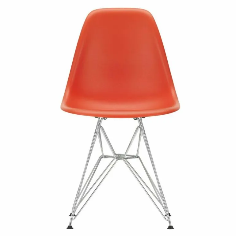 Eames Plastic Chair DSR Chroom