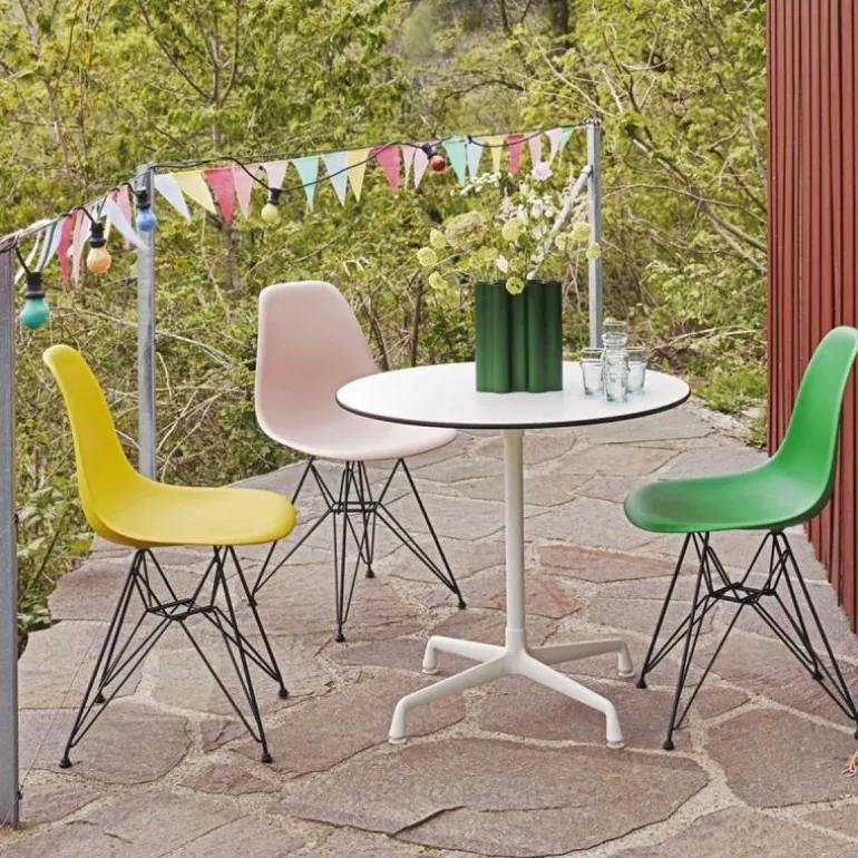 Eames Plastic Chair DSR Chroom