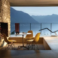 Eames Plastic Chair DSR Chroom