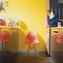 Eames Plastic Chair DSR Chroom