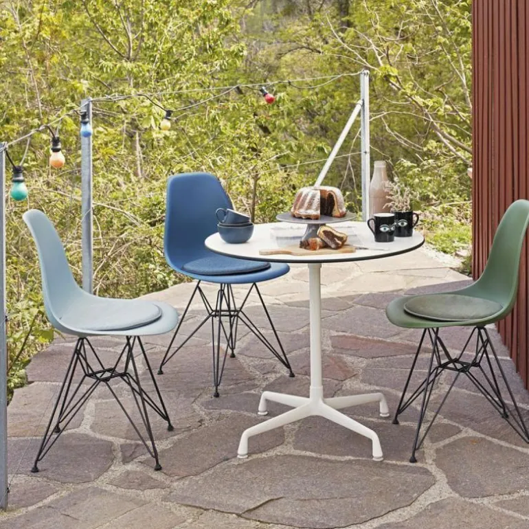 Eames Plastic Chair DSR Chroom