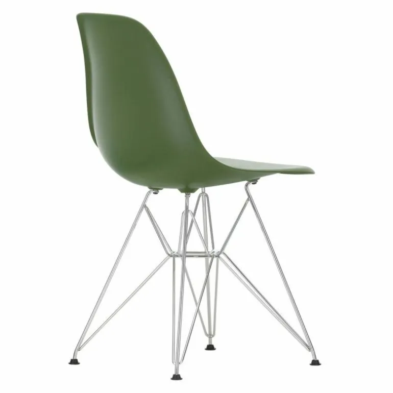 Eames Plastic Chair DSR Chroom