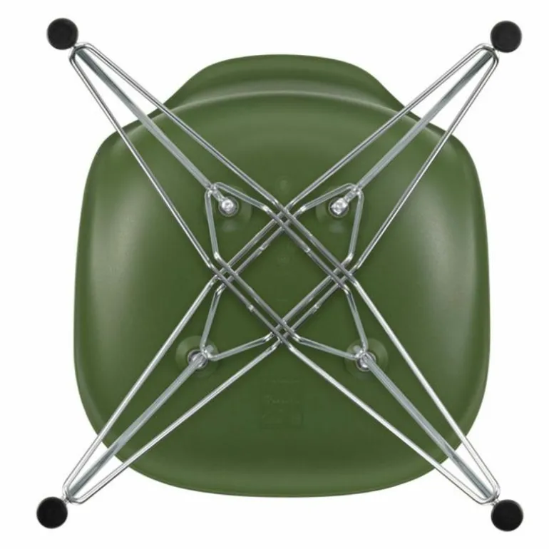 Eames Plastic Chair DSR Chroom